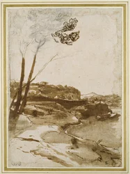 Path along the Tiber, c.1635-40